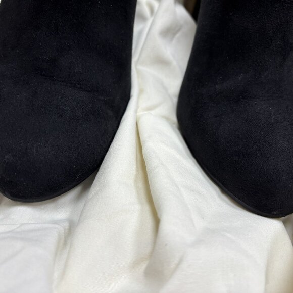 Women's Beautiful Lauran Conrad Black Knee High Boots.  Size 7 Wide - Picture 5 of 10